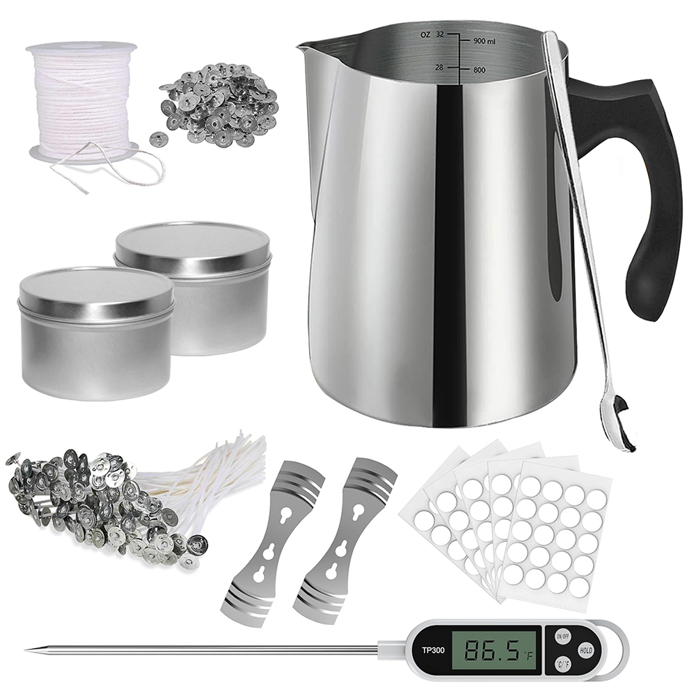 Candle Supplies Jars - Kit de inicio para hacer velas,