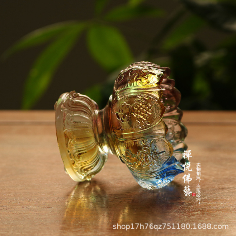 Candle Oil Supplies - Portavelas de Cristal con Diseño de