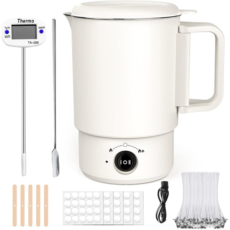 Candle Supplies Jars - Kit de olla eléctrica para derretir