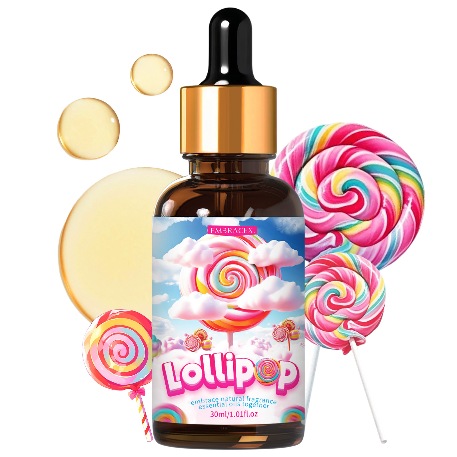 Candle Oil Supplies - Aceites esenciales Lollipop de 30ml, aceite