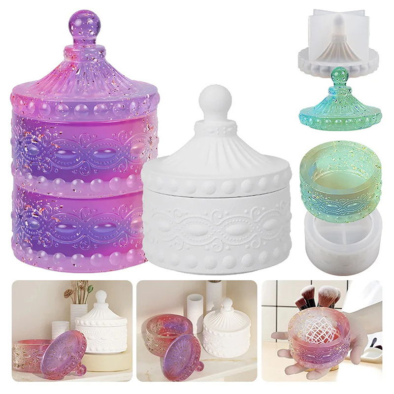 Candle Supplies Jars - 1 juego de moldes de silicona