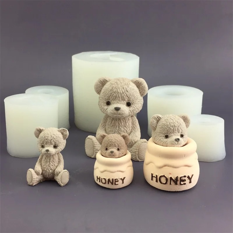 Candle Supplies Jars - Molde de silicona con forma de