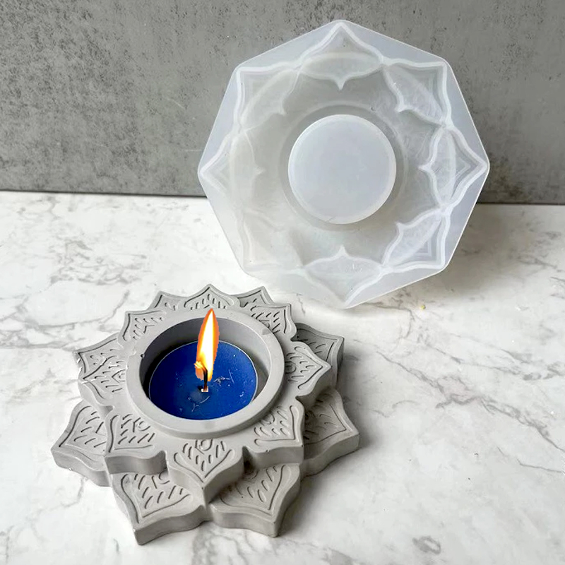 Tarro de vela de hormigón, mol - Candle Supplies Jars reseña y precio