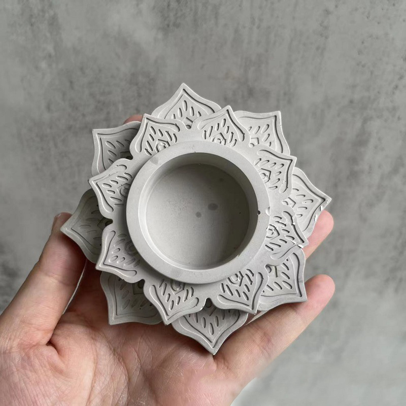 Tarro de vela de hormigón, mol - Candle Supplies Jars reseña y precio