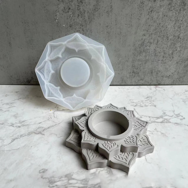Tarro de vela de hormigón, mol - Candle Supplies Jars reseña y precio