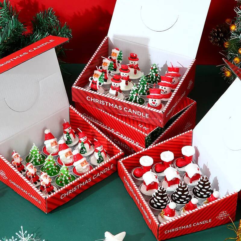 12 Velas Decorativas Navideñas - Candle Oil Supplies reseña y precio
