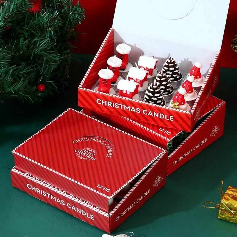 12 Velas Decorativas Navideñas - Candle Oil Supplies reseña y precio