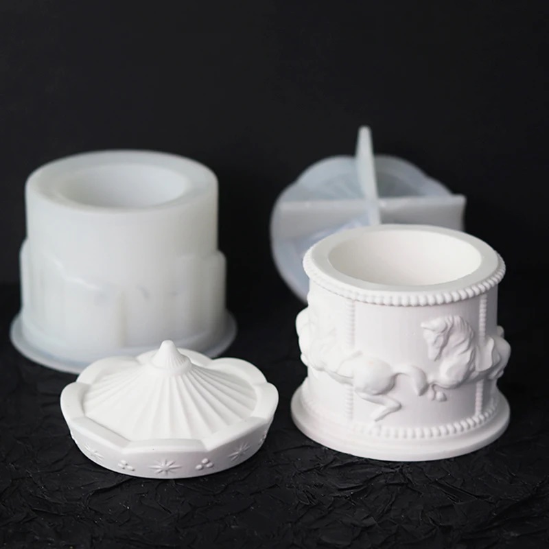 Caja de almacenamiento de carr - Candle Supplies Jars reseña y precio