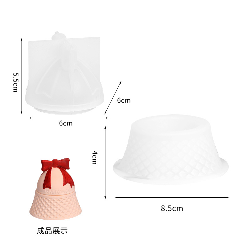 Molde de silicona con forma de - Candle Supplies Jars reseña y precio