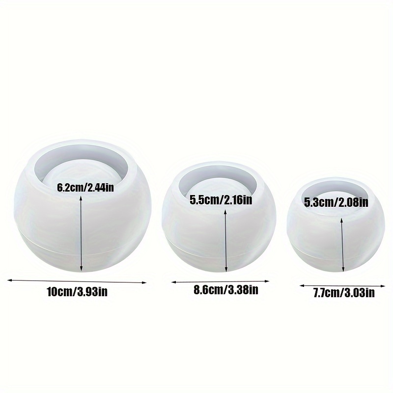 Molde de silicona redondo para - Candle Supplies Jars reseña y precio