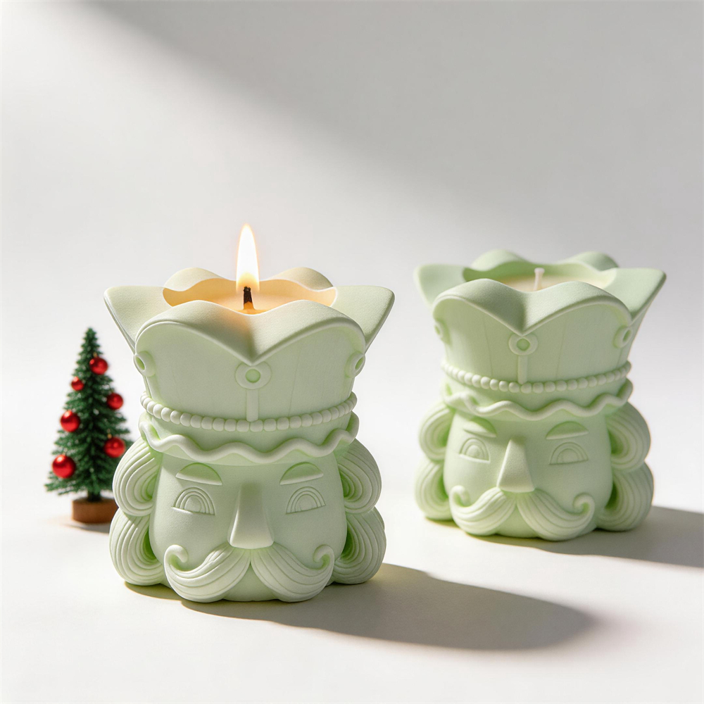 Molde de silicona de Navidad c - Candle Supplies Jars reseña y precio