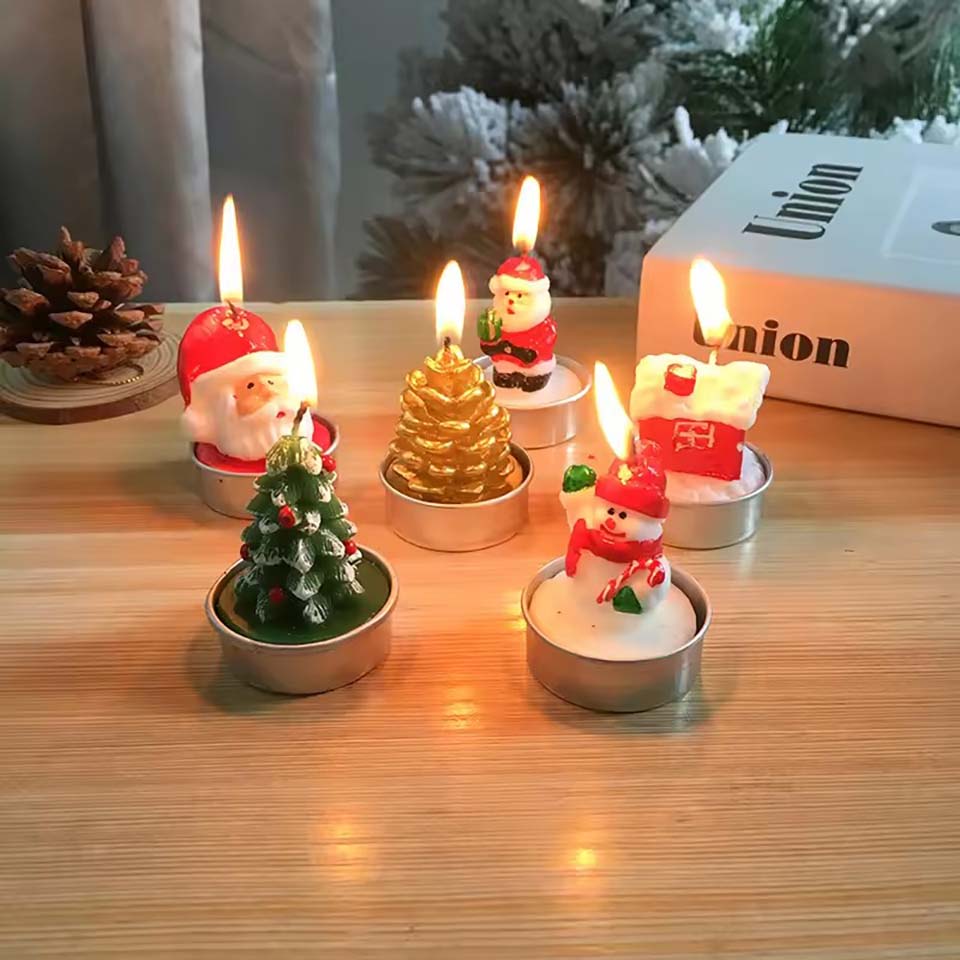 12 Velas Decorativas Navideñas - Candle Oil Supplies reseña y precio